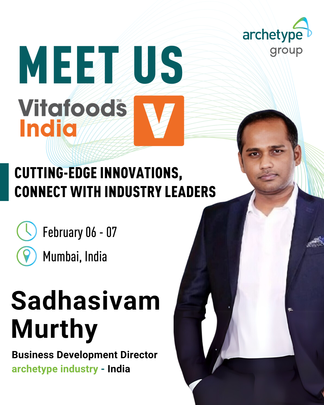 Meet Us At Vitafoods India Archetype Group